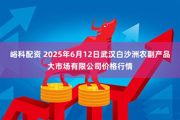 峪科配资 2025年6月12日武汉白沙洲农副产品大市场有限公司价格行情
